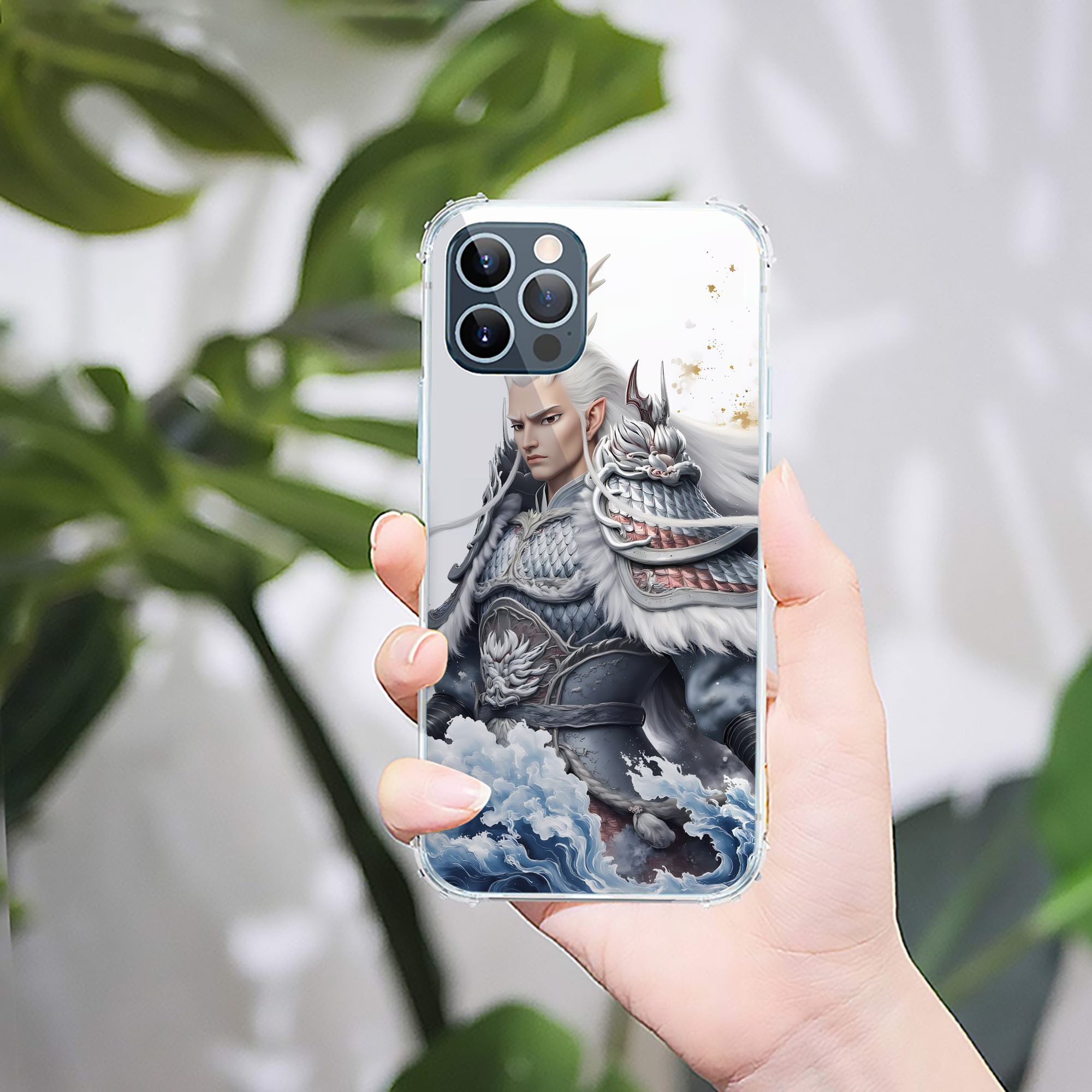 （画像用） Ne Zha 2 ナタ 魔童の大暴れ 【iPhone 12シリーズ対応】透明スマホケース（クリアソフトケース）